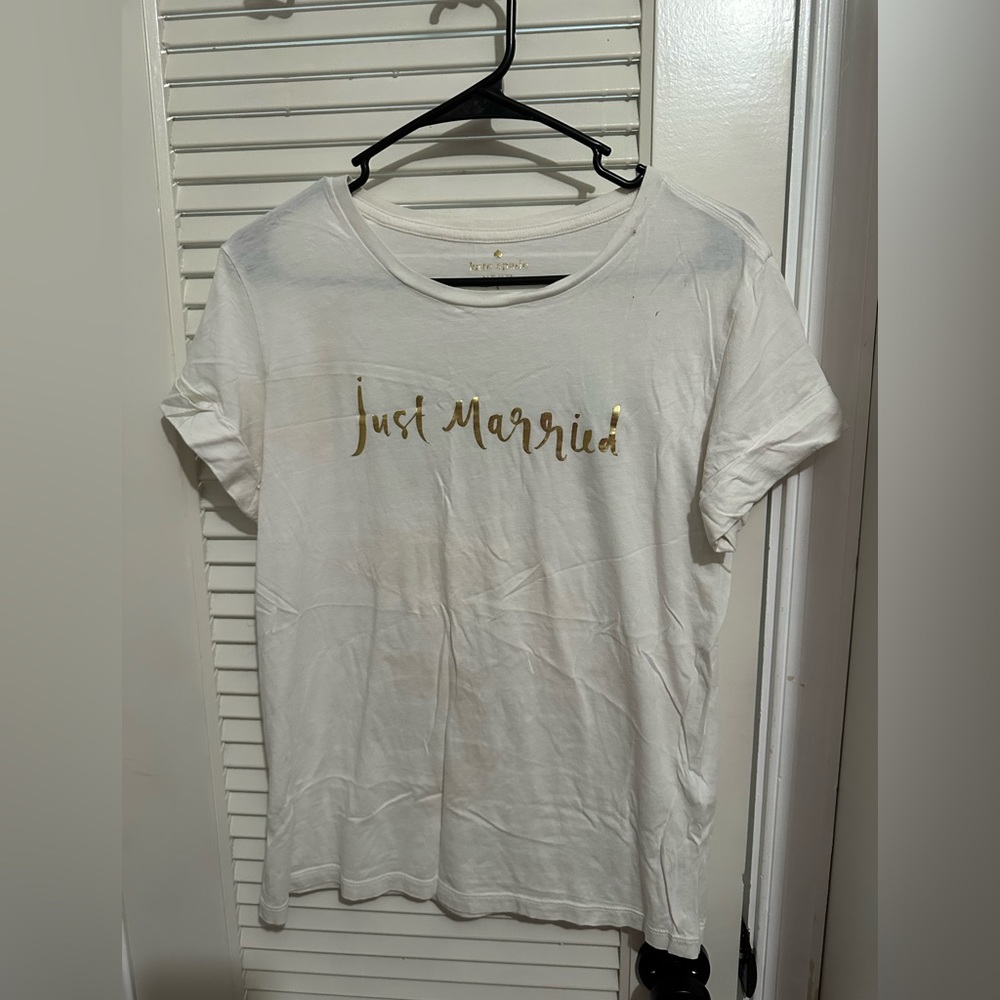 Kate Spade Bridal Wedding t shirt size small